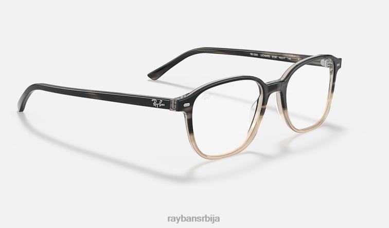 Ray-Ban леонард оптицс P0HP1825 наочаре углачана сива хавана мушкарци