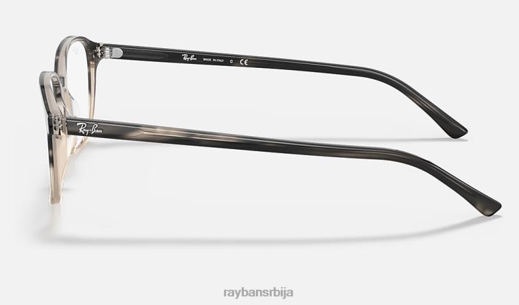 Ray-Ban леонард оптицс P0HP1825 наочаре углачана сива хавана мушкарци