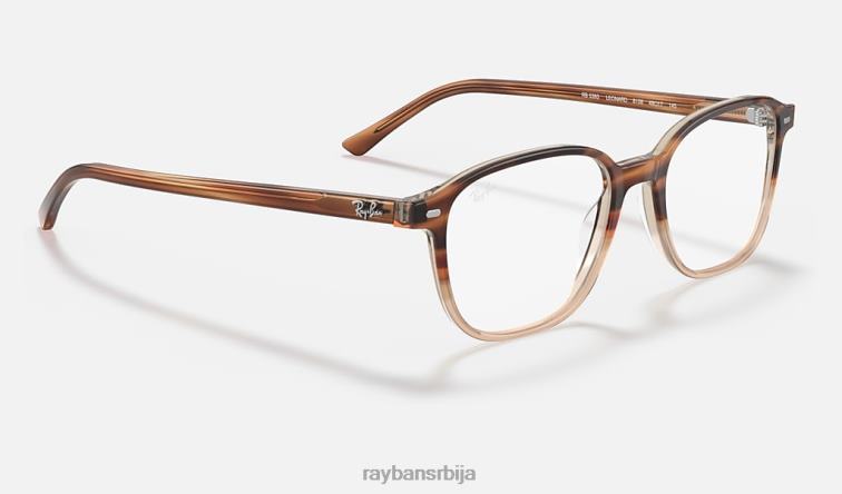 Ray-Ban леонард оптицс P0HP1827 наочаре углачана светла корњача мушкарци