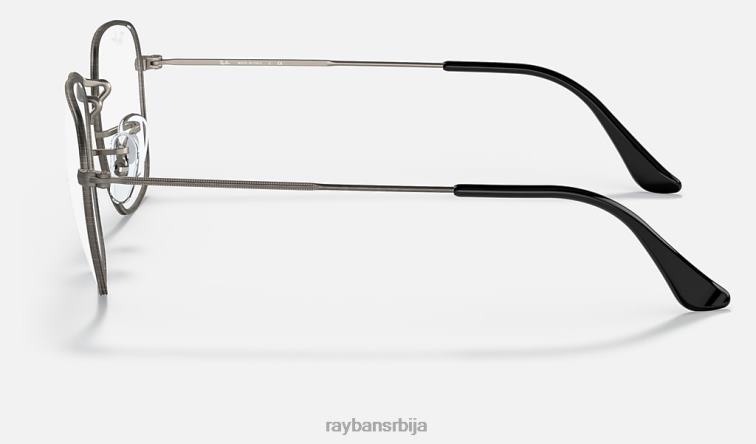 Ray-Ban искрена оптика P0HP1831 наочаре мат гунметал мушкарци