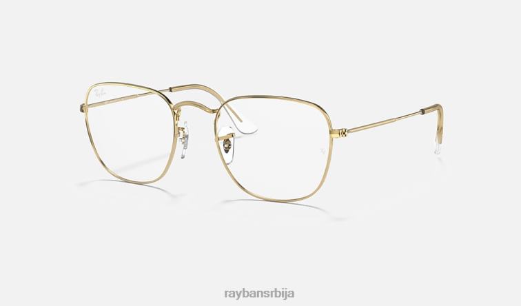 Ray-Ban искрена оптика P0HP1833 наочаре углачано злато мушкарци