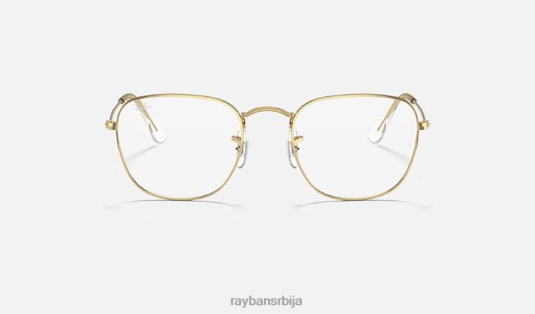 Ray-Ban искрена оптика P0HP1833 наочаре углачано злато мушкарци