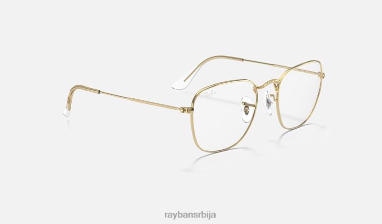 Ray-Ban искрена оптика P0HP1833 наочаре углачано злато мушкарци