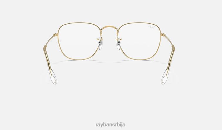 Ray-Ban искрена оптика P0HP1833 наочаре углачано злато мушкарци