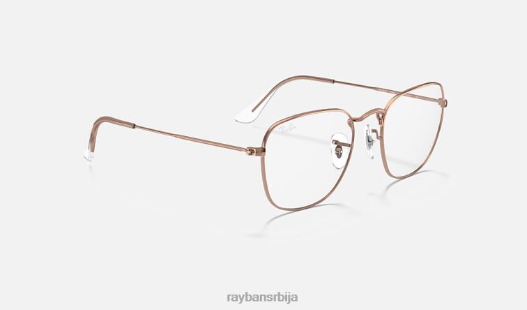 Ray-Ban искрена оптика P0HP1836 наочаре углачан бакар мушкарци