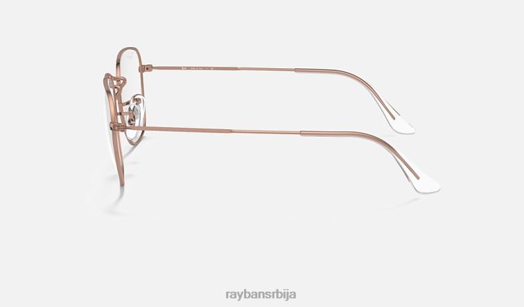 Ray-Ban искрена оптика P0HP1836 наочаре углачан бакар мушкарци