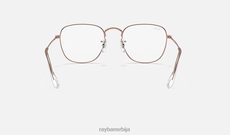 Ray-Ban искрена оптика P0HP1836 наочаре углачан бакар мушкарци