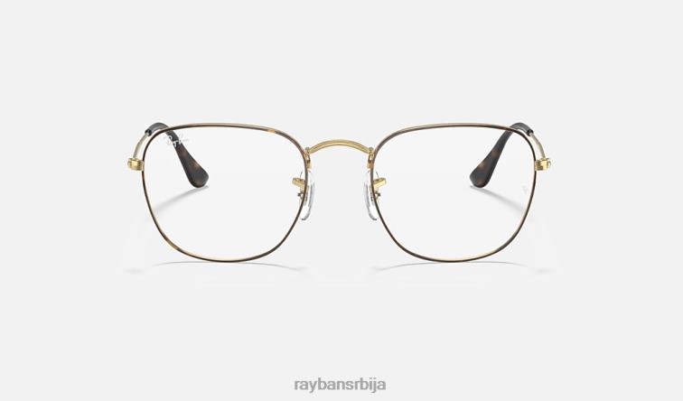 Ray-Ban искрена оптика P0HP1837 наочаре углачано злато мушкарци