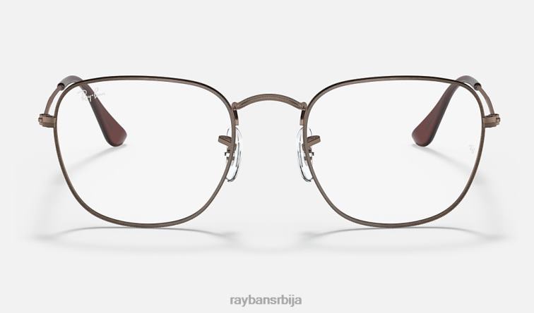 Ray-Ban искрена оптика P0HP1838 наочаре мат бронза бакра мушкарци