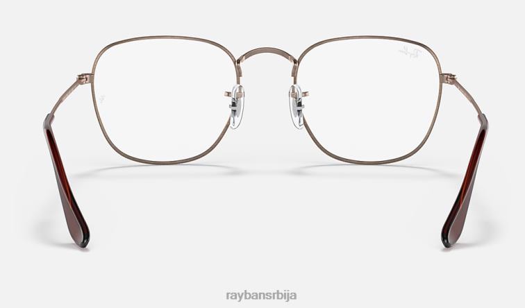 Ray-Ban искрена оптика P0HP1838 наочаре мат бронза бакра мушкарци
