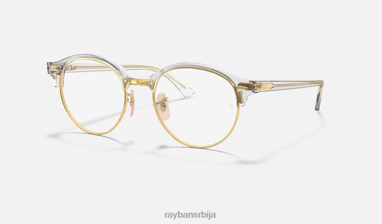 Ray-Ban цлуброунд оптицс P0HP1869 наочаре углачан провидан мушкарци