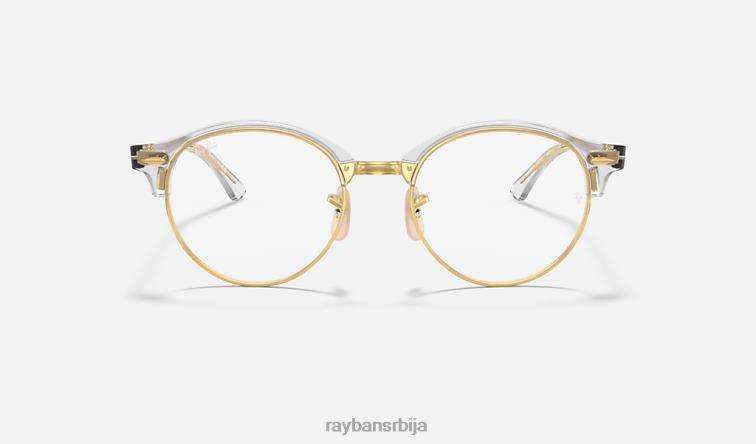 Ray-Ban цлуброунд оптицс P0HP1869 наочаре углачан провидан мушкарци