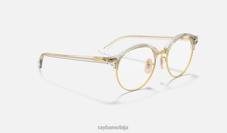 Ray-Ban цлуброунд оптицс P0HP1869 наочаре углачан провидан мушкарци