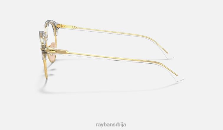 Ray-Ban цлуброунд оптицс P0HP1869 наочаре углачан провидан мушкарци