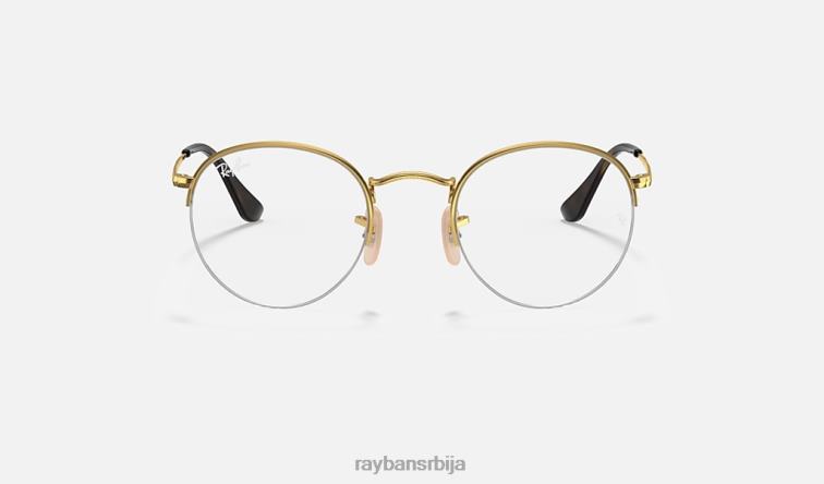 Ray-Ban округлог погледа P0HP1876 наочаре углачано злато мушкарци