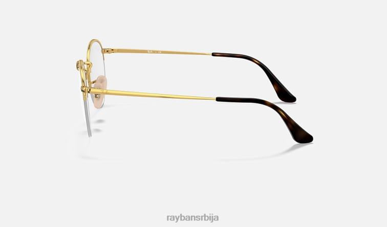 Ray-Ban округлог погледа P0HP1876 наочаре углачано злато мушкарци