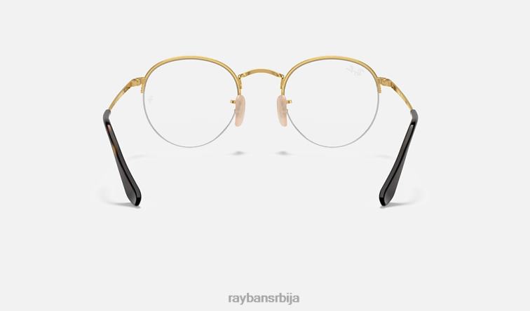 Ray-Ban округлог погледа P0HP1876 наочаре углачано злато мушкарци