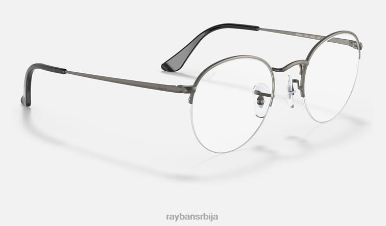 Ray-Ban округлог погледа P0HP1878 наочаре мат гунметал мушкарци