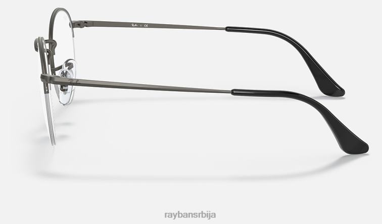 Ray-Ban округлог погледа P0HP1878 наочаре мат гунметал мушкарци