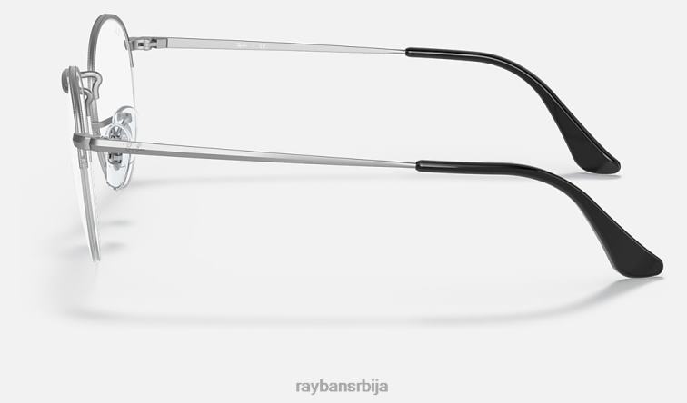 Ray-Ban округлог погледа P0HP1880 наочаре мат сребро мушкарци