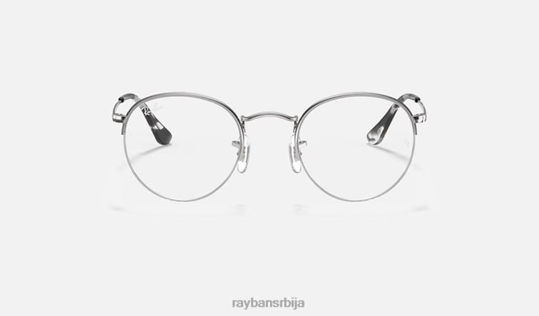 Ray-Ban округлог погледа P0HP1882 наочаре углачано сребро мушкарци