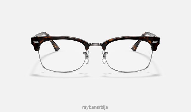 Ray-Ban цлубмастер квадратна оптика P0HP1893 наочаре углађена хавана мушкарци