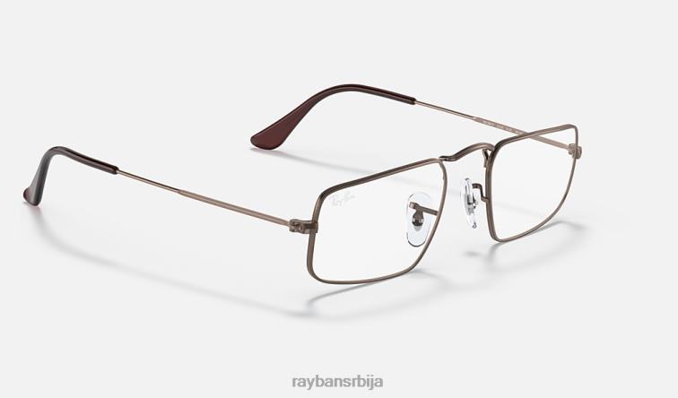 Ray-Ban јулие оптицс P0HP1925 наочаре мат бронза бакра мушкарци