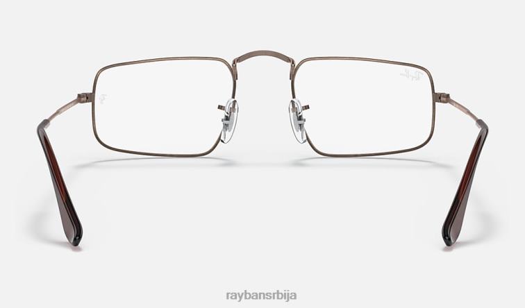 Ray-Ban јулие оптицс P0HP1925 наочаре мат бронза бакра мушкарци