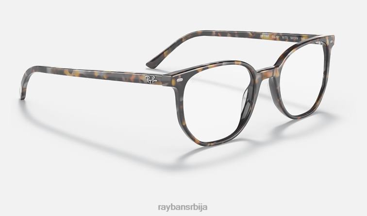 Ray-Ban еллиот оптицс P0HP1944 наочаре углачана браон сива хавана мушкарци
