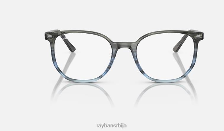 Ray-Ban еллиот оптицс P0HP1947 наочаре углачана пругаста сива/плава мушкарци