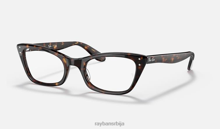 Ray-Ban лејди бербанк оптика P0HP1949 наочаре углађена хавана мушкарци