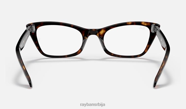 Ray-Ban лејди бербанк оптика P0HP1949 наочаре углађена хавана мушкарци