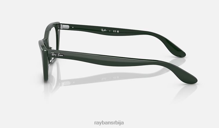 Ray-Ban лејди бербанк оптика P0HP1956 наочаре углачано зелено мушкарци