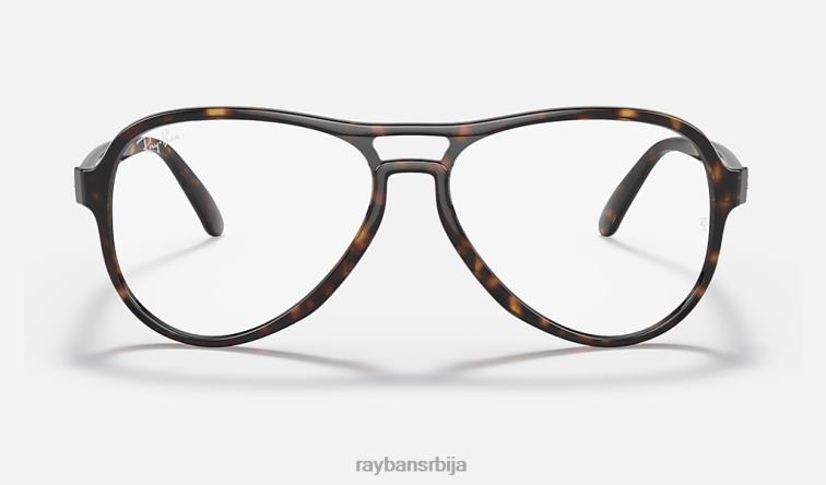Ray-Ban вагабундска оптика P0HP1962 наочаре углађена хавана мушкарци