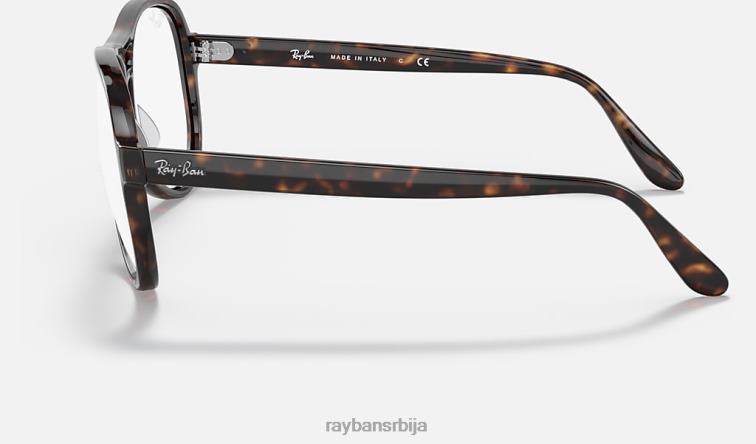 Ray-Ban вагабундска оптика P0HP1962 наочаре углађена хавана мушкарци