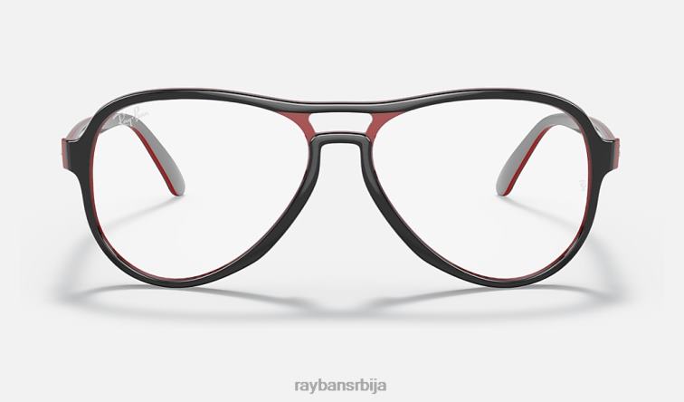 Ray-Ban вагабундска оптика P0HP1965 наочаре углачана црна мушкарци