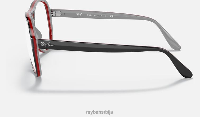 Ray-Ban вагабундска оптика P0HP1965 наочаре углачана црна мушкарци