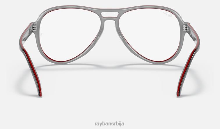 Ray-Ban вагабундска оптика P0HP1965 наочаре углачана црна мушкарци