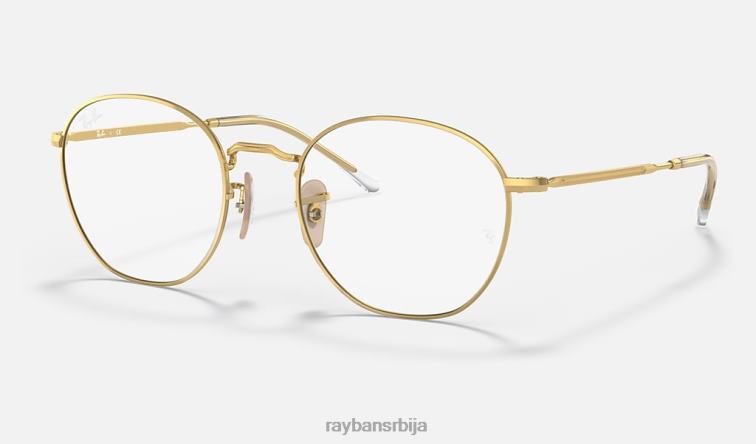 Ray-Ban пљачка оптика P0HP1978 наочаре углачано злато мушкарци