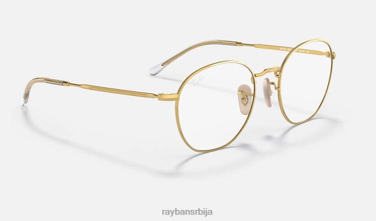 Ray-Ban пљачка оптика P0HP1978 наочаре углачано злато мушкарци