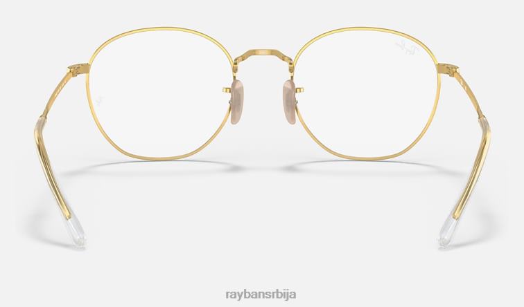 Ray-Ban пљачка оптика P0HP1978 наочаре углачано злато мушкарци