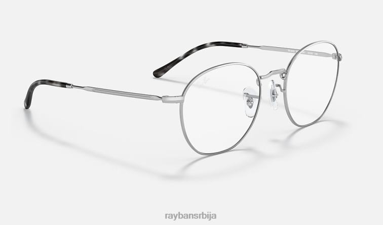 Ray-Ban пљачка оптика P0HP1979 наочаре углачано сребро мушкарци