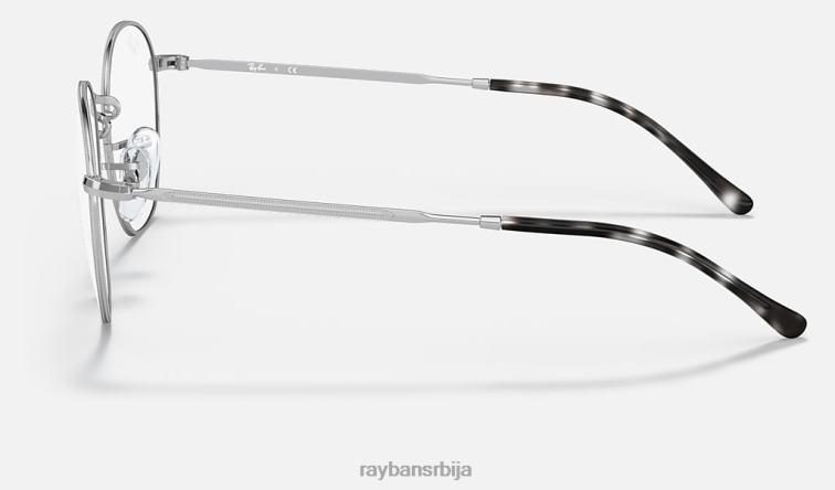 Ray-Ban пљачка оптика P0HP1979 наочаре углачано сребро мушкарци
