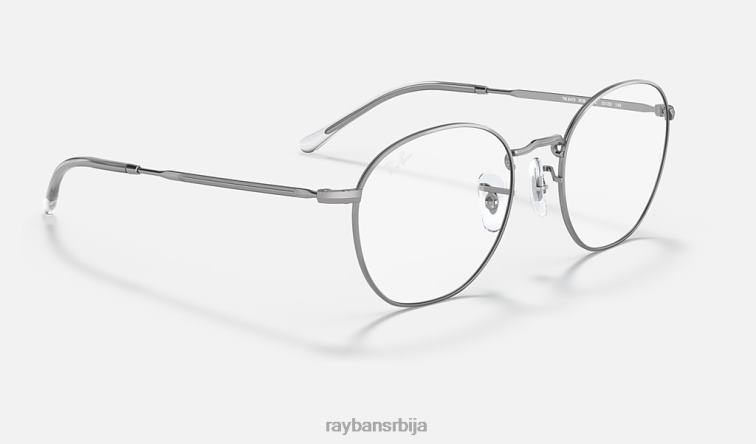 Ray-Ban пљачка оптика P0HP1980 наочаре углачан гунметал мушкарци