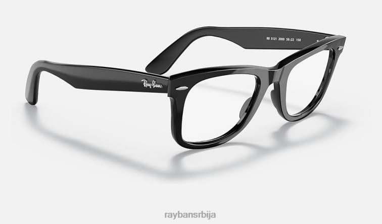 Ray-Ban оригинална ваифарер оптика P0HP2043 наочаре углачана црна мушкарци