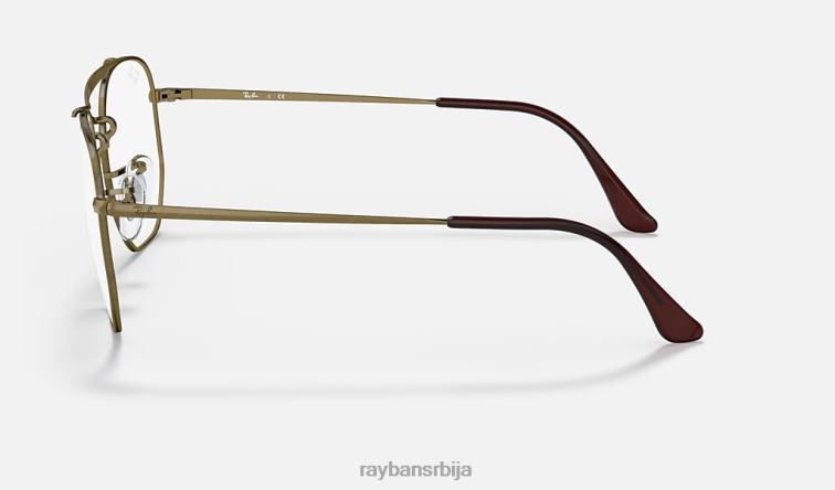 Ray-Ban маршал оптика P0HP2046 наочаре мат антикно злато мушкарци