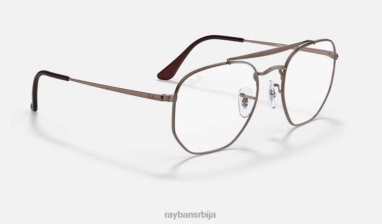 Ray-Ban маршал оптика P0HP2048 наочаре мат бронза бакра мушкарци