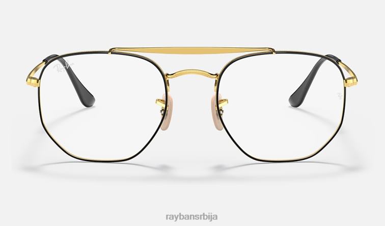 Ray-Ban маршал оптика P0HP2049 наочаре углачано црно на злату мушкарци