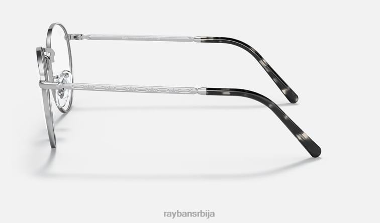 Ray-Ban нова округла оптика P0HP2090 наочаре углачано сребро мушкарци