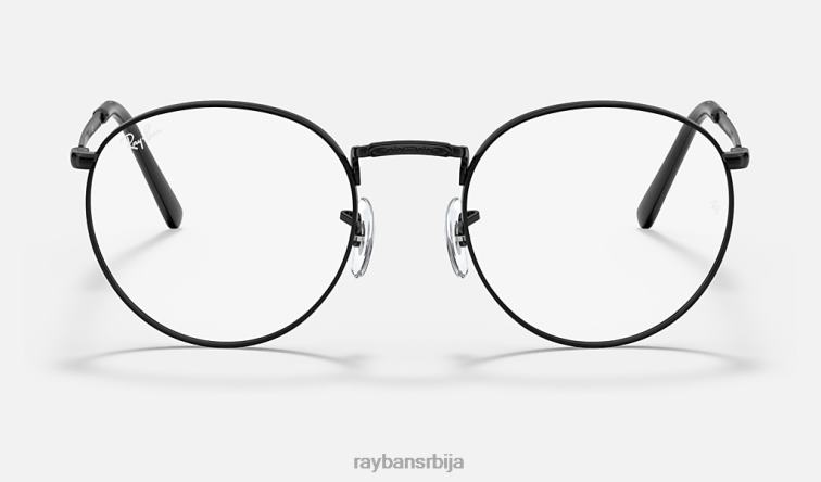 Ray-Ban нова округла оптика P0HP2091 наочаре углачана црна мушкарци